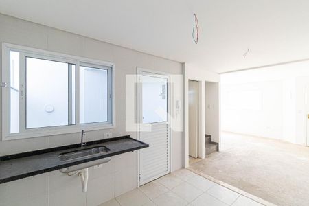 Sala e Cozinha de casa de condomínio à venda com 3 quartos, 102m² em Vila Ré, São Paulo