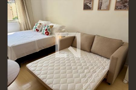 Sala/Quarto de apartamento para alugar com 1 quarto, 23m² em Glória, Rio de Janeiro