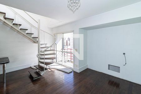 Sala de apartamento para alugar com 1 quarto, 75m² em Moema, São Paulo