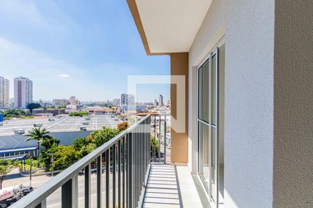 Varanda de apartamento para alugar com 2 quartos, 41m² em Bom Retiro, São Paulo