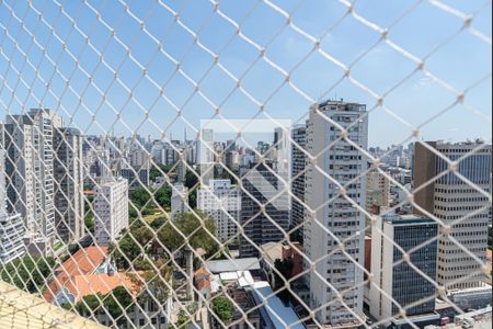 Vista da Varanda da Sala de apartamento à venda com 3 quartos, 150m² em Consolação, São Paulo