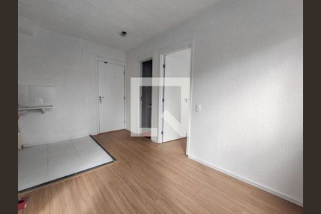 Sala/Cozinha de apartamento à venda com 2 quartos, 32m² em Jardim Caravelas, São Paulo