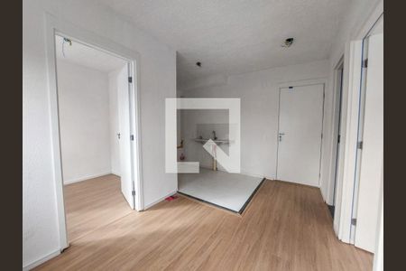 Sala/Cozinha de apartamento à venda com 2 quartos, 32m² em Jardim Caravelas, São Paulo