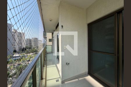 Sala - Varanda  de apartamento para alugar com 2 quartos, 74m² em Barra Olímpica, Rio de Janeiro