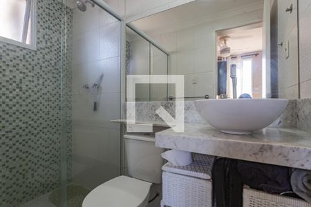 Banheiro da Suíte de apartamento à venda com 3 quartos, 69m² em Vila das Merces, São Paulo