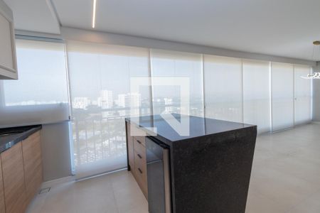 Varanda da Sala de apartamento para alugar com 3 quartos, 127m² em Vila Anastácio, São Paulo