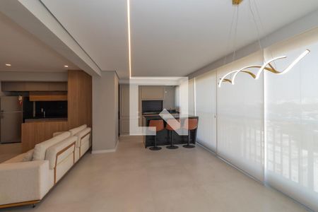 Varanda da Sala de apartamento para alugar com 3 quartos, 127m² em Vila Anastácio, São Paulo