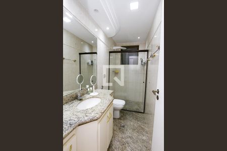 Banheiro da Suíte de apartamento à venda com 3 quartos, 107m² em Buritis, Belo Horizonte