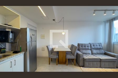 Sala/Cozinha de apartamento para alugar com 2 quartos, 50m² em Brooklin, São Paulo