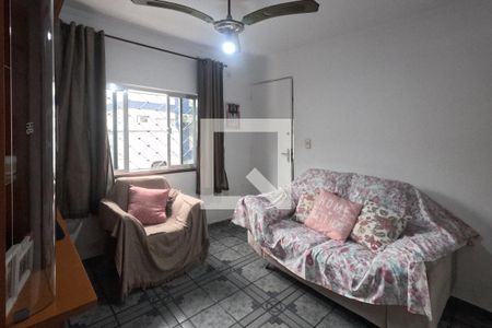 Sala de apartamento para alugar com 2 quartos, 59m² em Aparecida, Santos