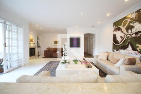 Sala de apartamento à venda com 3 quartos, 220m² em Real Parque, São Paulo