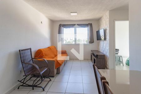 Sala  de apartamento à venda com 2 quartos, 54m² em Centro, Diadema