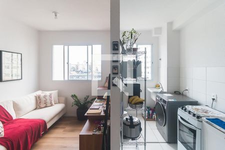 Sala/Cozinha de apartamento para alugar com 2 quartos, 47m² em Vila Monteiro, Poá