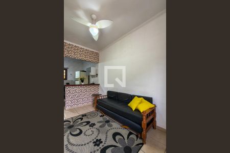 Sala de casa de condomínio para alugar com 1 quarto, 51m² em Aviação, Praia Grande