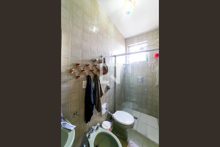 Banheiro da Suíte de apartamento à venda com 1 quarto, 42m² em Funcionários, Belo Horizonte