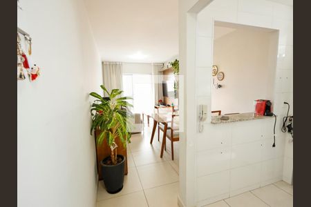 Detalhe Sala de apartamento à venda com 2 quartos, 57m² em João Pinheiro, Belo Horizonte