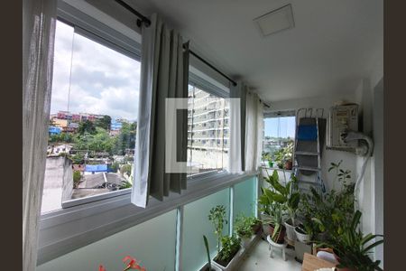 Varanda - Sala de apartamento à venda com 3 quartos, 62m² em Pechincha, Rio de Janeiro