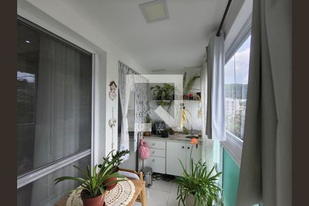 Varanda - Sala de apartamento à venda com 3 quartos, 62m² em Pechincha, Rio de Janeiro