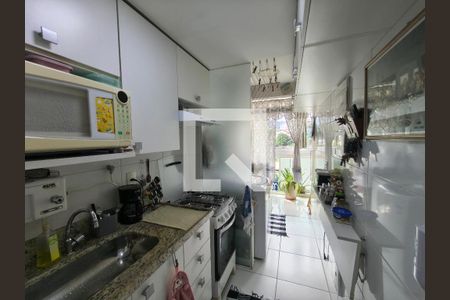 Cozinha de apartamento à venda com 3 quartos, 62m² em Pechincha, Rio de Janeiro