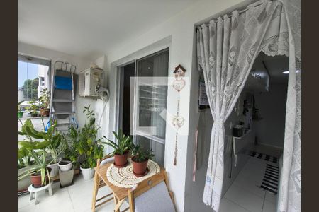 Varanda - Sala de apartamento à venda com 3 quartos, 62m² em Pechincha, Rio de Janeiro