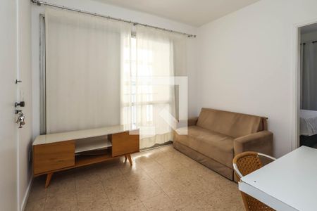 Sala de apartamento para alugar com 1 quarto, 40m² em Aclimação, São Paulo