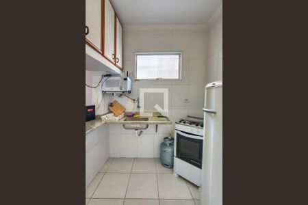 Cozinha  de apartamento para alugar com 1 quarto, 52m² em Guilhermina, Praia Grande