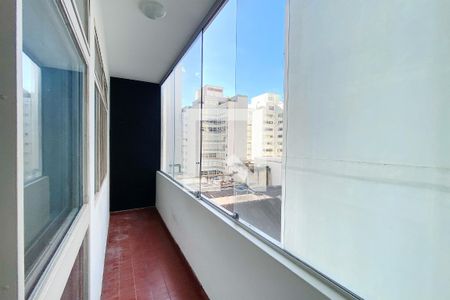 Varanda da Sala de apartamento à venda com 3 quartos, 100m² em Centro, Belo Horizonte
