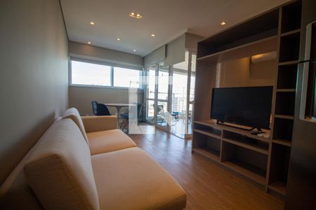 Sala de kitnet/studio para alugar com 1 quarto, 43m² em Cidade Monções, São Paulo