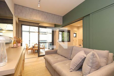 Sala de apartamento para alugar com 1 quarto, 63m² em Pinheiros, São Paulo