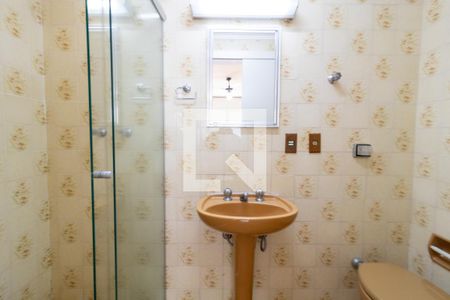 Banheiro da Suíte de apartamento à venda com 1 quarto, 42m² em Menino Deus, Porto Alegre