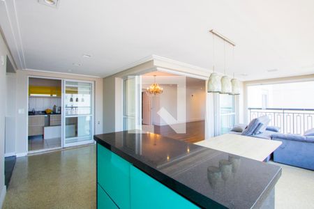 Varanda gourmet de apartamento para alugar com 3 quartos, 400m² em Campestre, Santo André