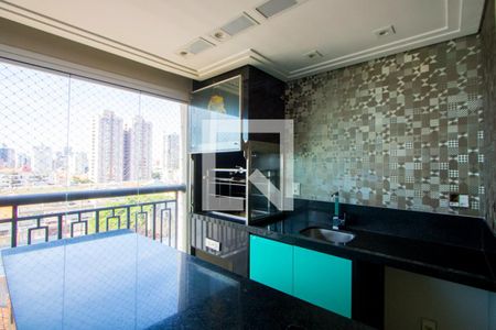 Varanda gourmet de apartamento para alugar com 3 quartos, 400m² em Campestre, Santo André