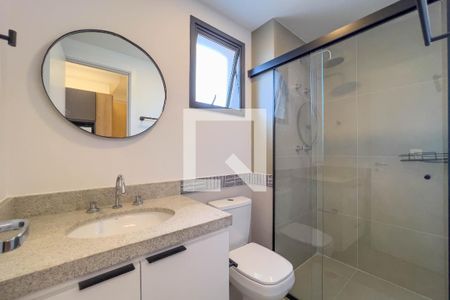 Banheiro de kitnet/studio para alugar com 1 quarto, 35m² em Ipiranga, São Paulo