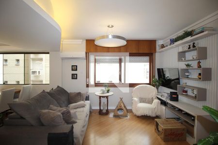 Sala de apartamento à venda com 3 quartos, 103m² em Petrópolis, Porto Alegre