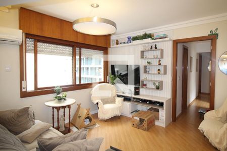 Sala de apartamento à venda com 3 quartos, 103m² em Petrópolis, Porto Alegre
