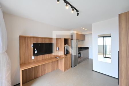 Sala/quarto de kitnet/studio para alugar com 1 quarto, 27m² em Vila Clementino, São Paulo