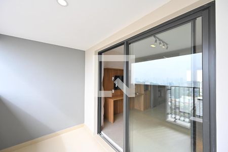Varanda de kitnet/studio para alugar com 1 quarto, 27m² em Vila Clementino, São Paulo