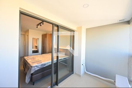 Varanda do Studio de kitnet/studio para alugar com 1 quarto, 27m² em Vila Clementino, São Paulo