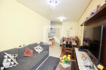 Sala de apartamento à venda com 3 quartos, 76m² em Vila Francisco Matarazzo, Santo André