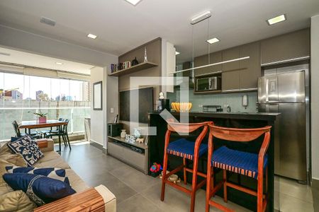 Sala de apartamento à venda com 1 quarto, 47m² em Morumbi, São Paulo