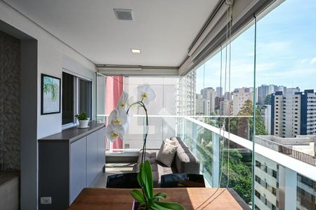 Varanda de apartamento à venda com 1 quarto, 47m² em Morumbi, São Paulo