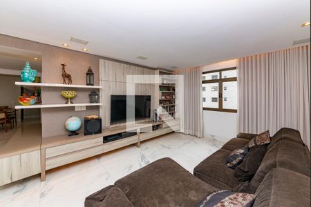 Sala de apartamento à venda com 4 quartos, 200m² em Sion, Belo Horizonte