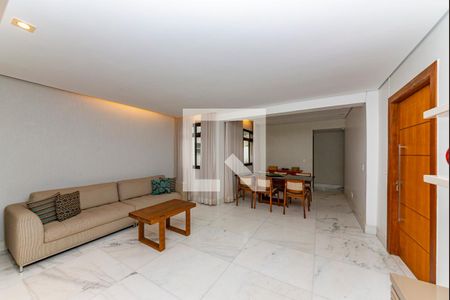 Sala de apartamento à venda com 4 quartos, 200m² em Sion, Belo Horizonte