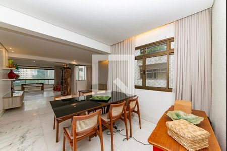 Sala de apartamento à venda com 4 quartos, 200m² em Sion, Belo Horizonte