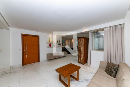 Sala de apartamento à venda com 4 quartos, 200m² em Sion, Belo Horizonte