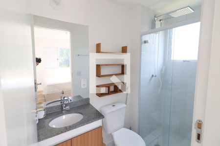 Banheiro da Suíte 1 de apartamento à venda com 2 quartos, 55m² em Novo Osasco, Osasco