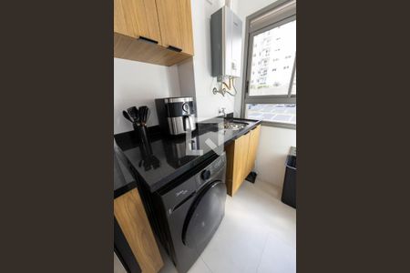 Sala_Cozinha - Conjugada de apartamento para alugar com 1 quarto, 51m² em Alphaville Industrial, Barueri