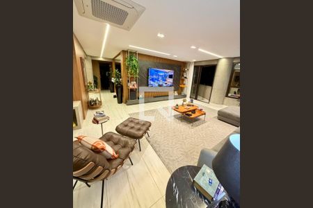 Sala de apartamento à venda com 3 quartos, 190m² em Jardim, Santo André