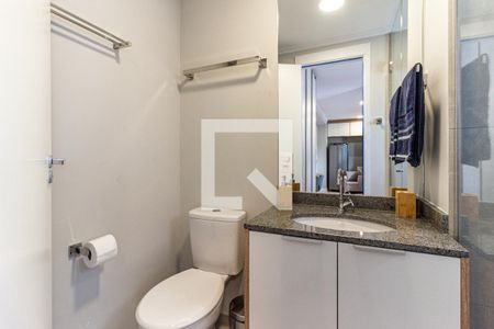 Banheiro de kitnet/studio para alugar com 1 quarto, 30m² em Vila Buarque, São Paulo
