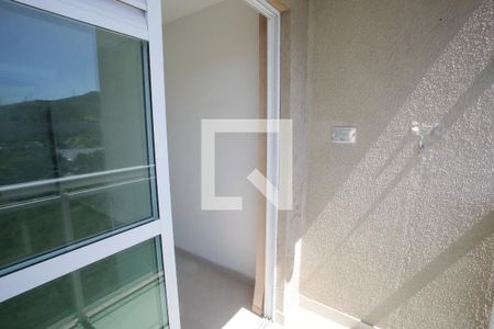 Varanda da Sala de apartamento à venda com 1 quarto, 38m² em Taquara, Rio de Janeiro
